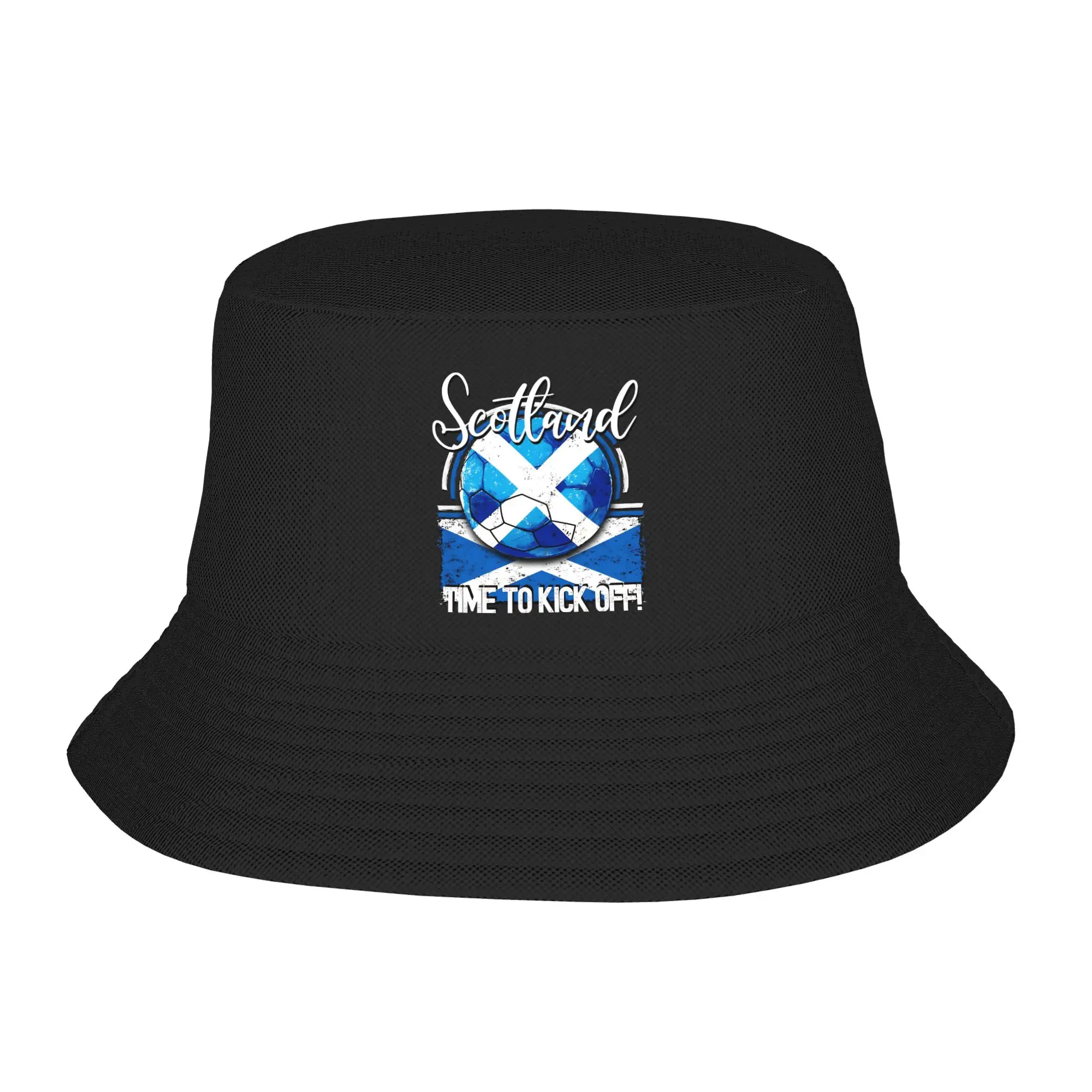 Girl Harajuku no Scotland No Party Scottish soccer football Bucket Hat Merch  Bob Hats For Vocation Getaway Headwear Lightweight