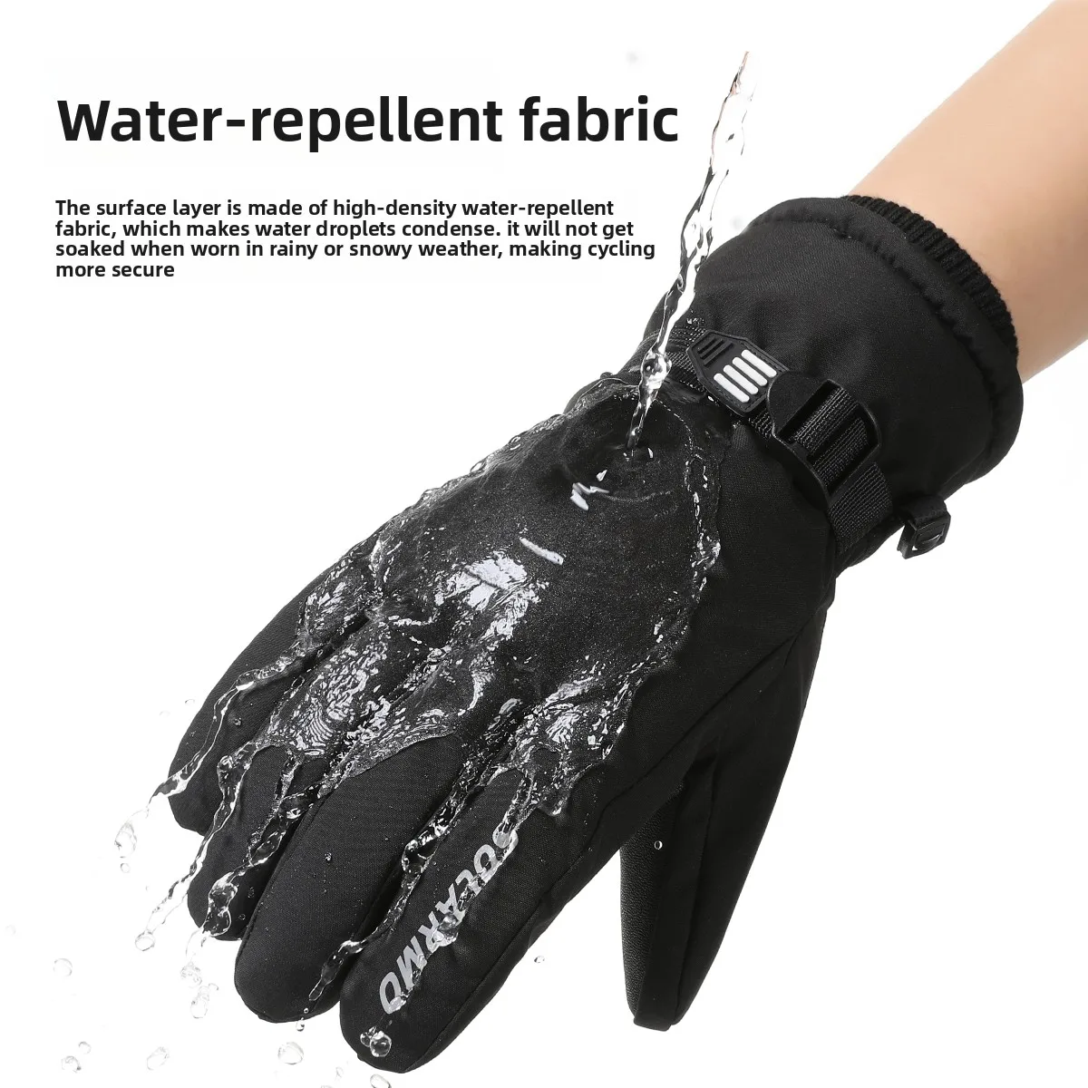 Winter Cycling Gloves Waterproof Antislip Outdoor Sports Ski Cycling Motocycle Warm Gloves Unisex Moto Equipments Accessories