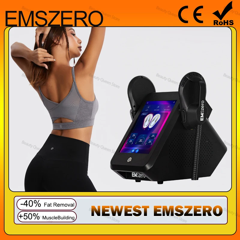 EMSzero 15Tesla 6500W Hi-emt RF emszero RF Muscle body sculpting Machine with 4Handles RF EMS Muscle Stimulation Salon