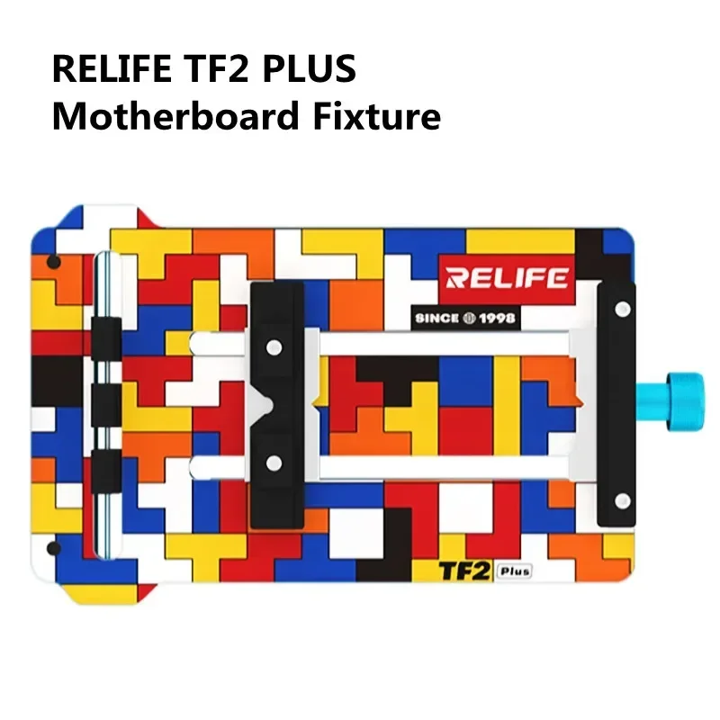 RELIFE TF2 Plus Heat-Insulating Glass Motherboard Repair Fixture for Mobile Phone Maintenance PCB Board CPU IC Degumming Clamp