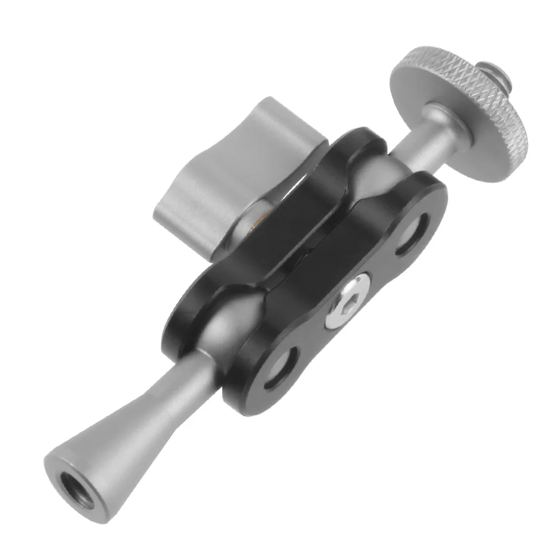 Dual Ball Head Magic Arm Swivel Mount Adapter mit 1/4'' Schraube für DJI OSMO360 für DSLR Kamera Video Monitor Licht Mikrofon Halterung – Detail 7