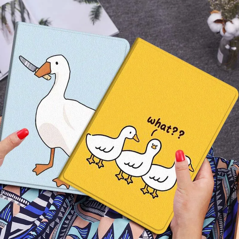 

Мягкий чехол для планшета с мультяшными персонажами (гусь, утка, капибара) в подарок для Xiaomi Redmi Mi Poco Pad 2 5 6s 7 7s Ultra Pro Max 14 12.4 12.1 дюймов