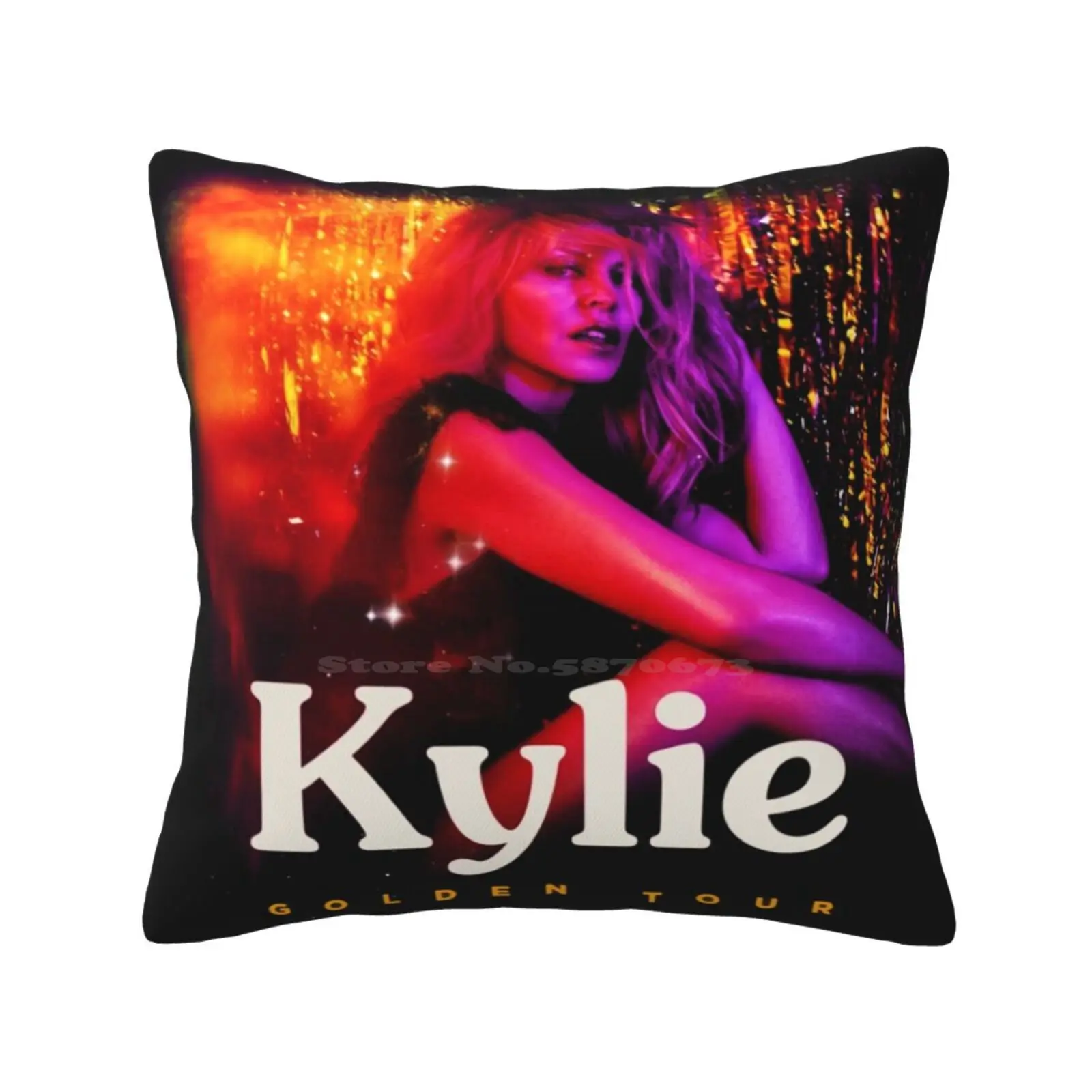 Golden Tour Bedroom Office Hug Pillowcase Golden Tour Kylie Minogue