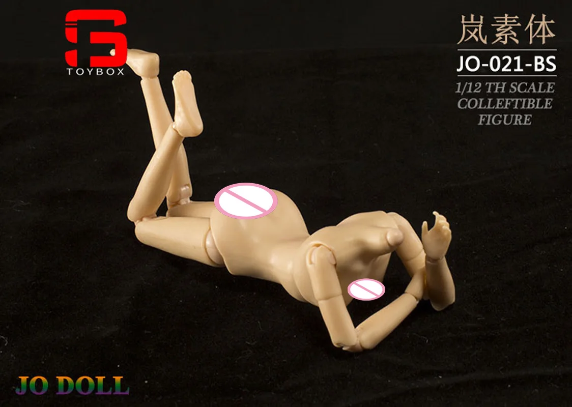 JO-020 JO-021 Figura de acción femenina de 6 pulgadas, escala 1/12, Flexible, semiencapsu, cuerpo articulado, bronceado/piel de pálido, pecho medio grande