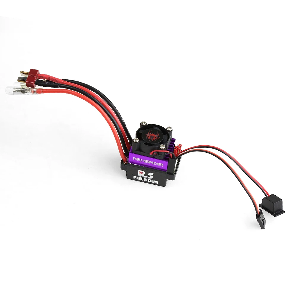 Zdalnie sterowany Model samochodu model QUICRUN wysokiej jakości 6-12V szczotkowany regulator prędkości silnika 320A ESC dla statku RC i łodzi R/C