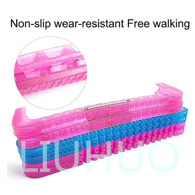 LIUHUO Schaatsbeschermers Soakers Handdoek Cadeauset Schaatsbeschermers en Soft Blade Walking Covers Kunstschaatsen