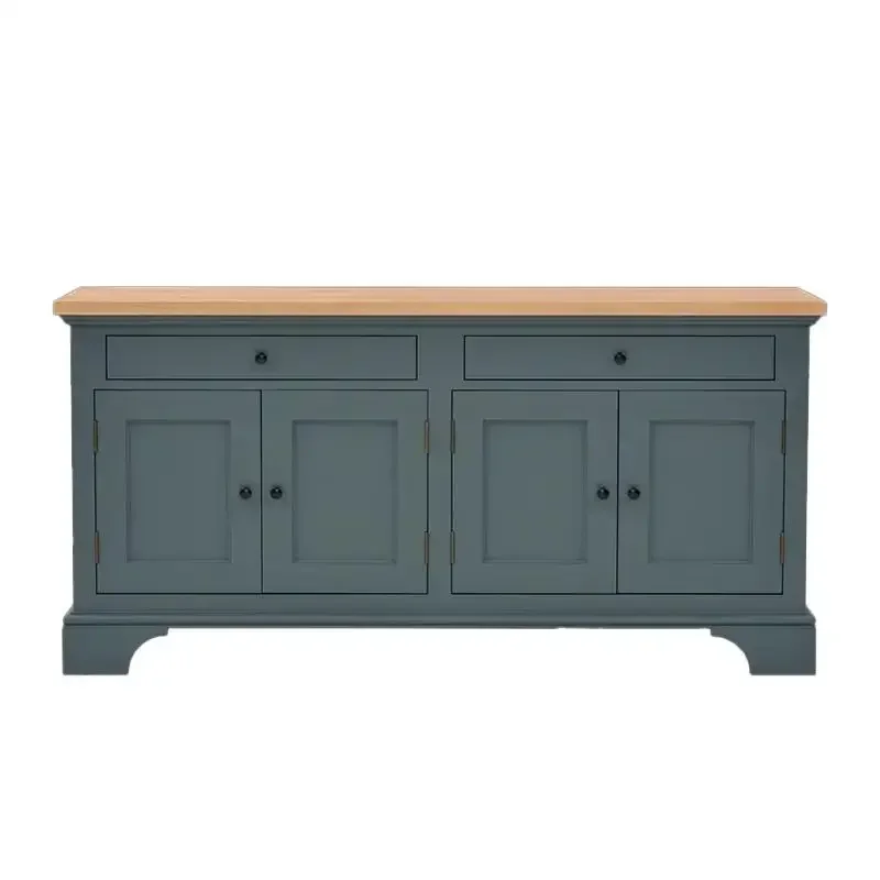 

American country style furniture, retro solid wood dining side cabinet, wall side cabinet, small side cabinet