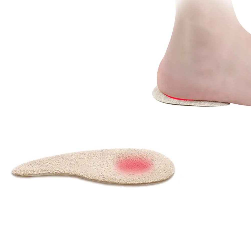 

2 Pairs Heel Orthopedic Insoles Men and Women Shoe Pads Cushion Protectors Non Slip for Shoes