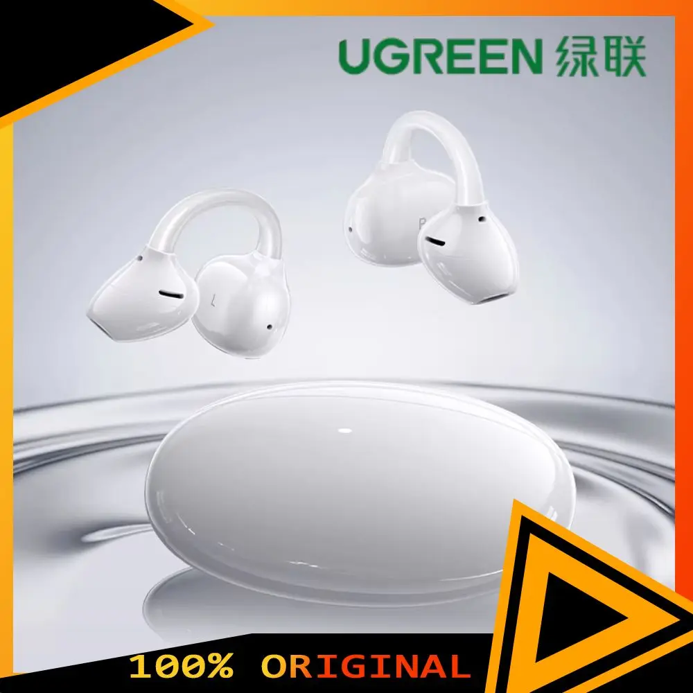 

Беспроводные наушники Ugreen S8 с креплением на ухо, Bluetooth, активным шумоподавлением (ANC), синхронным переводом с ИИ, водонепроницаемые