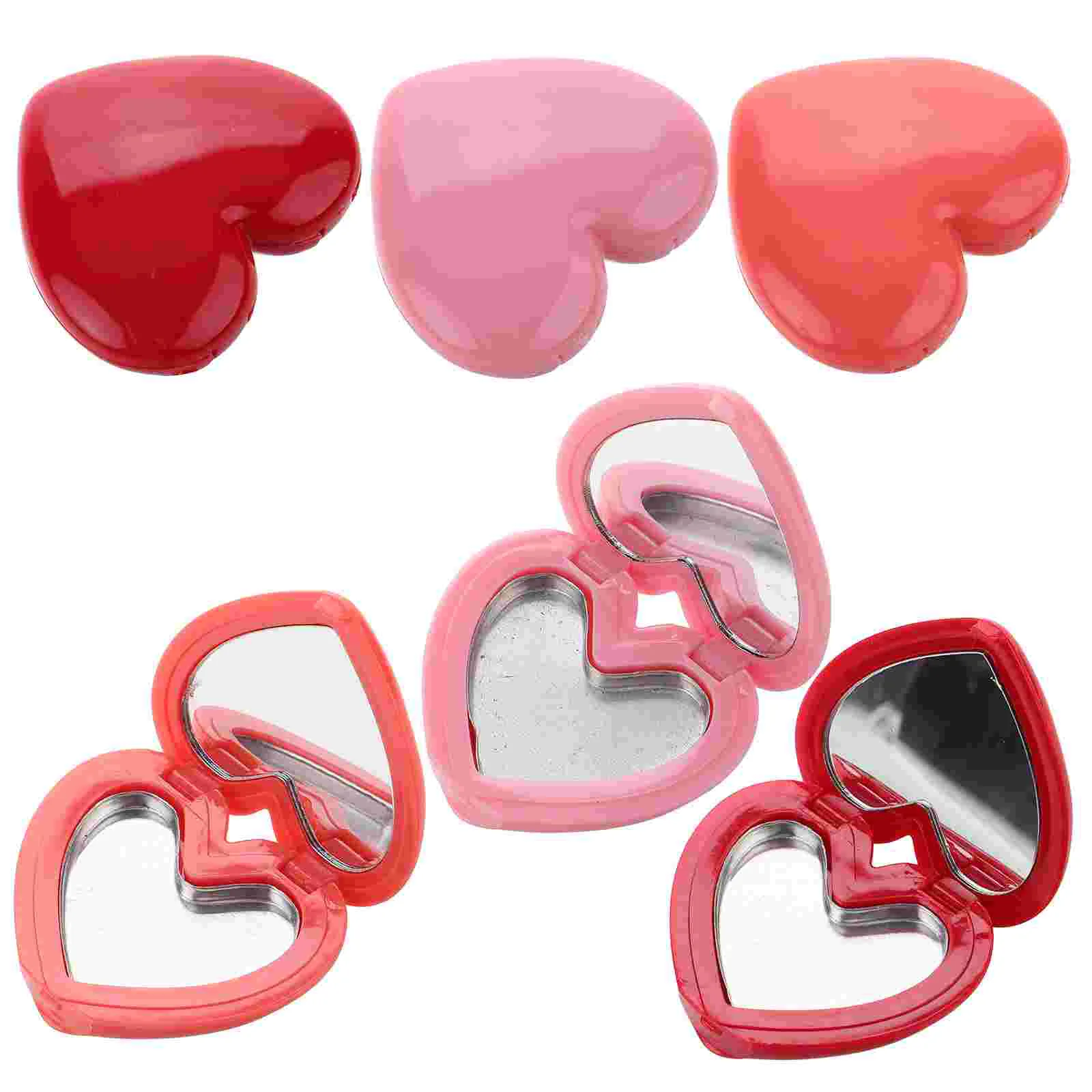 

Empty Eyeshadow Containers Lip Gloss Lipstick Case with Mirror Blush Travel DIY Blusher Cream