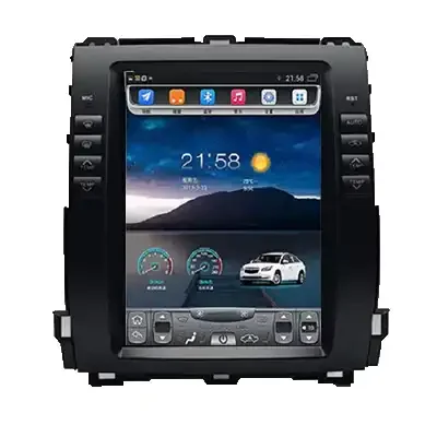 10.4 inch Stereo Car Radio For Toyota Land Cruiser Prado 120 2002-2009 Tesla Screen GPS Navigation For Lexus GX470 Android gps