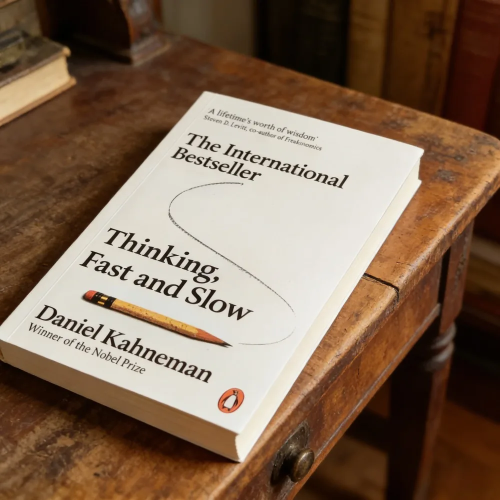 Thinking, Fast and Slow English Paperback Behavioral Economics Cognitive Psychology Rational Thinking Self Growth Guide Book
