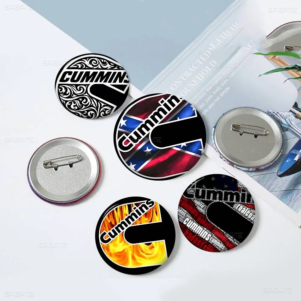C-CUMMINS C-CAR New  Brooches Soft Button Pin Funny Silly Gnarpy on A Skateboard Meme Badge Gamer Collection Gifts