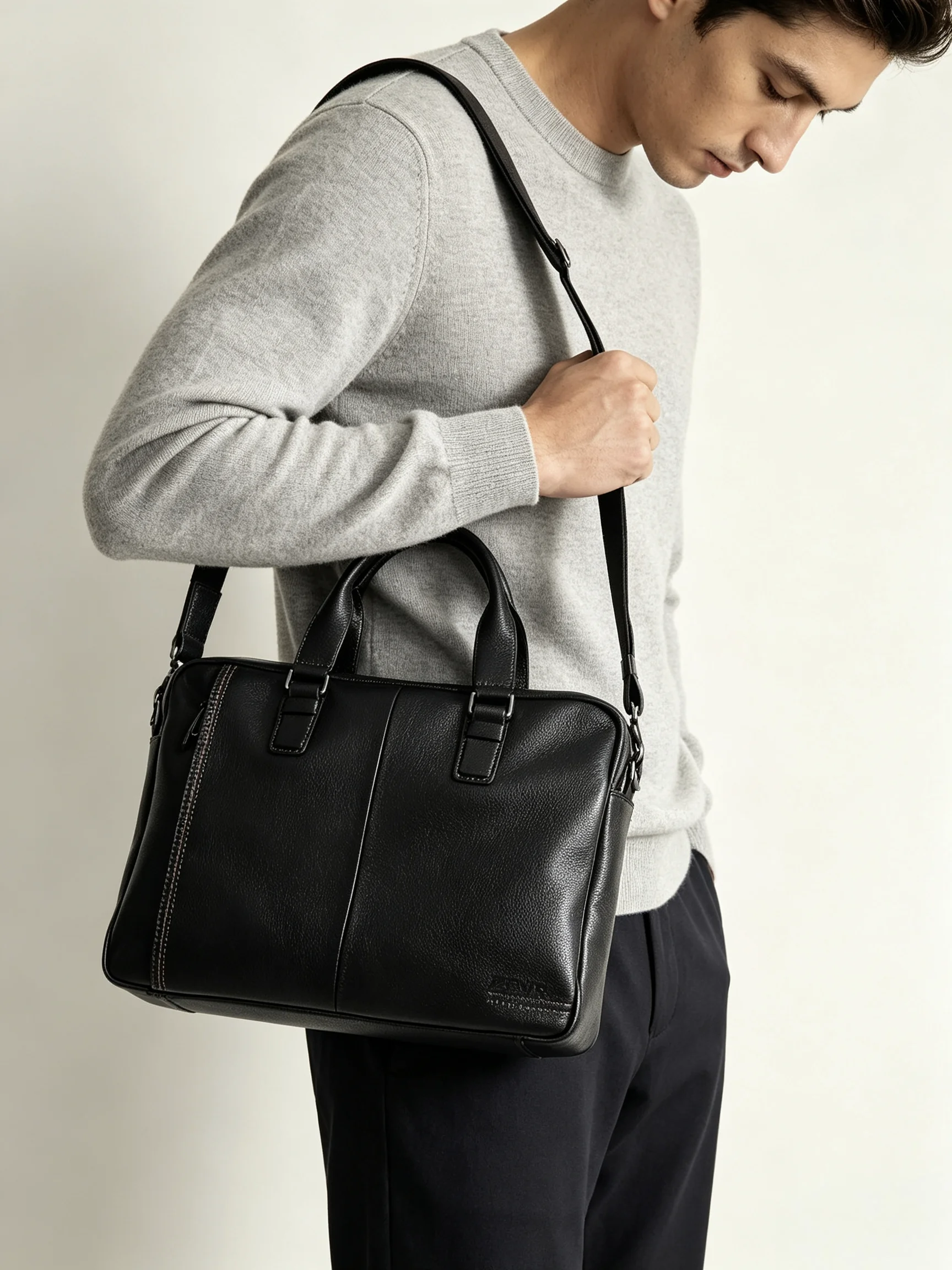 zrvr-genuine-leather-briefcase-men's-handbag-large-capacity-business-computer-bag-single-shoulder-bag-dad-leather-bag