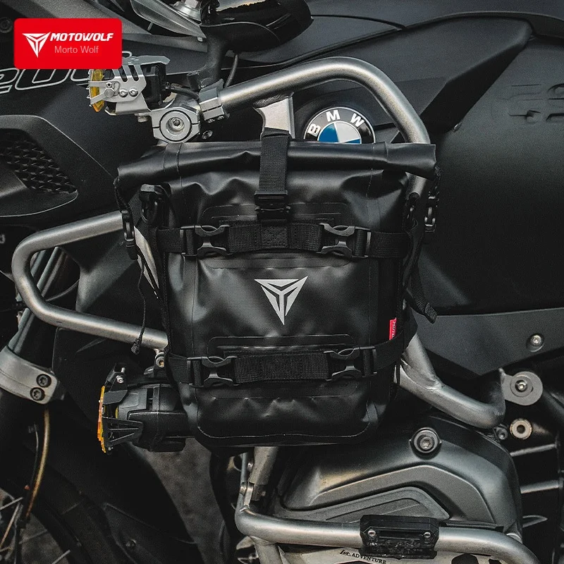 

Motorcycle riding bumper bag, large capacity waterproof quick release side bag, motorcycle travel waterproof side bag