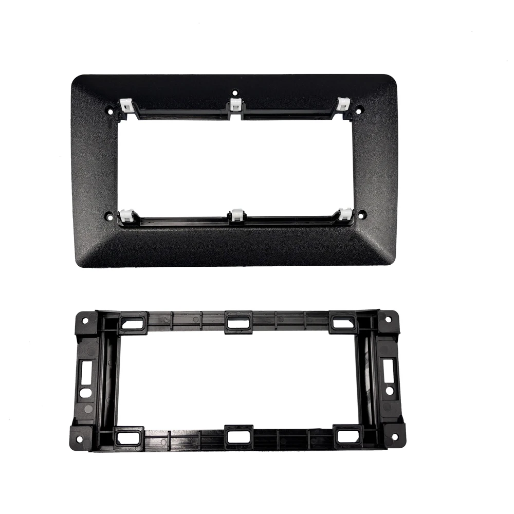 HAOCHEN Car Android Radio Frame For Jeep Commander Compass Grand Cherokee Wrangler/Unlimited 10 inch Stereo Panel Harness Wire