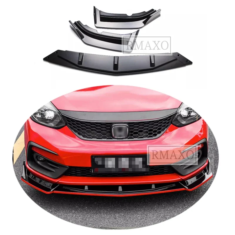For Honda FIT Body kit spoiler 2021-2022 For Honda JAZZ DFK ABS Rear lip rear spoiler front Bumper Diffuser Bumpers Protector