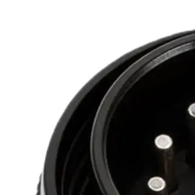 Flame Retardant Nylon 14 Pin Aviation Connector with Secure Dual Layer Knob and Nickel Plated Brass Contacts for Use