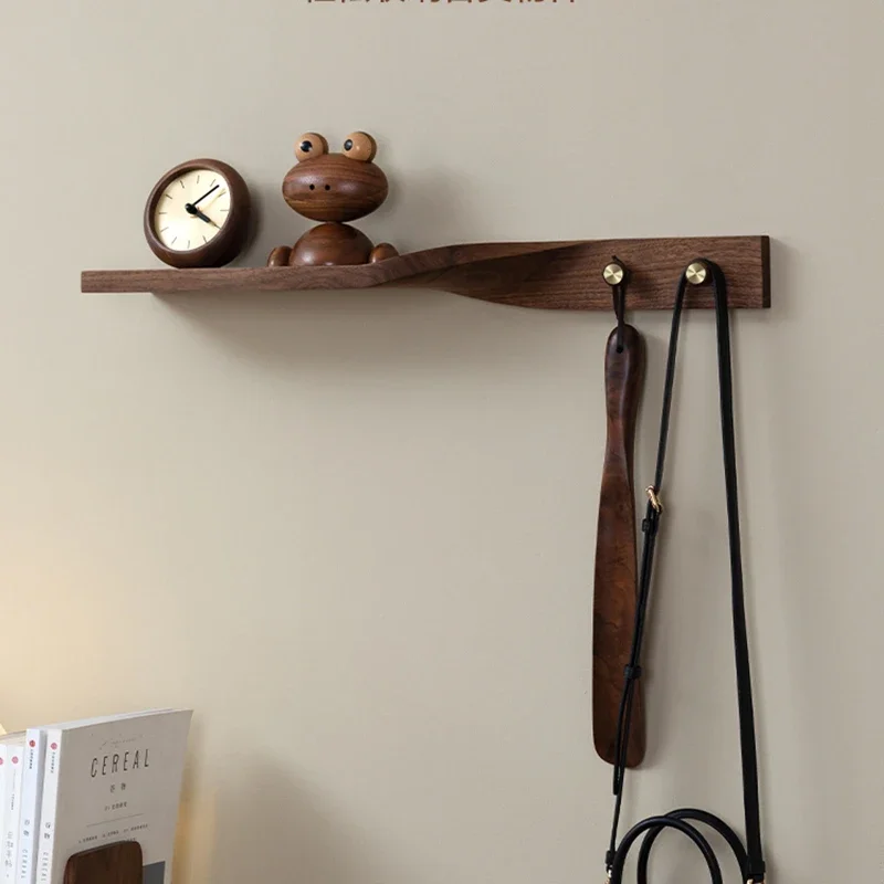 Modern Decor Coat Rack House Entrance Bedroom Closets Design Wall Shelf Clothes Hanger Bags Coat Racks Perchero Wooden Furniture