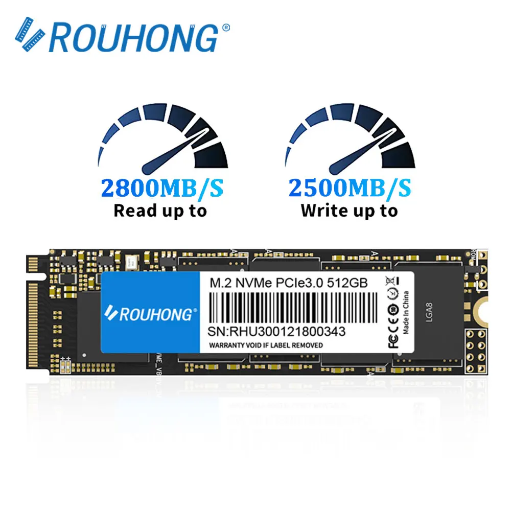 

SSD NVMe M2 1 ТБ 512 ГБ 256 ГБ 128 ГБ Внутренний SSD-накопитель TLC PCIE3.0 2500 МБ Скорость для GIGABYTE/MSI/X99 X79 для игрового компьютера своими руками