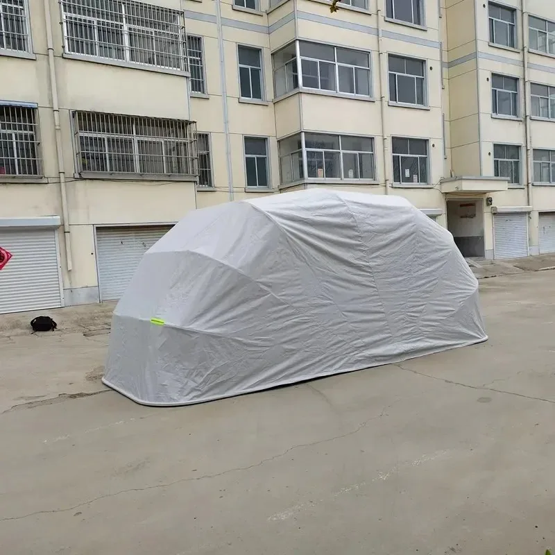 Car home parking space hydraulic telescopic mobile folding carport outdoor sunshade parking shed