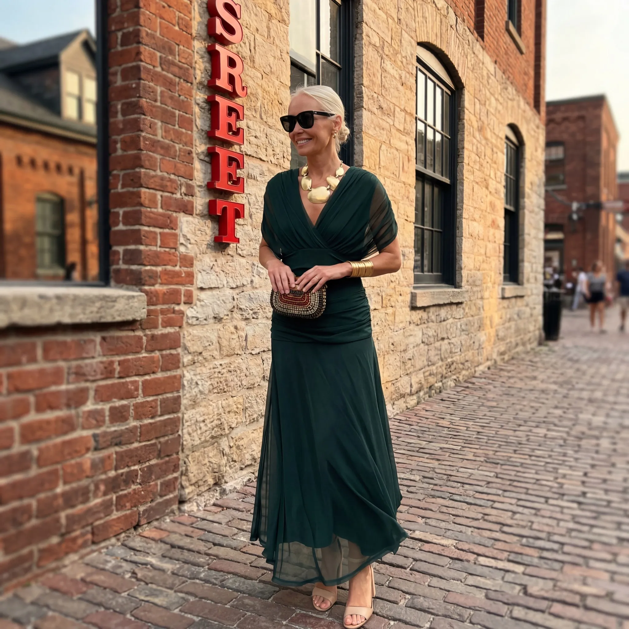 Elegant Off Shoulder Chiffon Maxi Dress Women's Solid V Neck Short Sleeve Floral Print Mesh Slim Wedding Guest Party Long Dress
