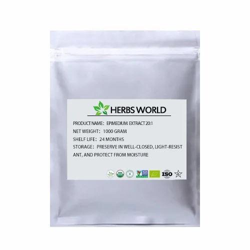 Free Shipping 100g-1000g Horny Goat Weed, Epimedium ext