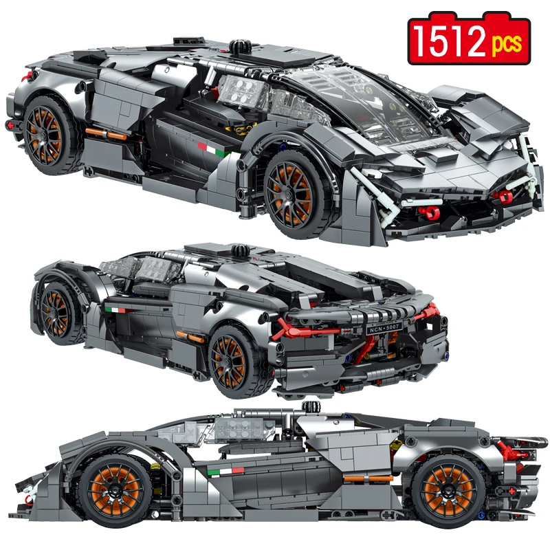 

1512pcs City RC Technical Competition Racing Car Building Blocks Remote Control Drift Speed Sports Vehicle Bricks Toys for Kids