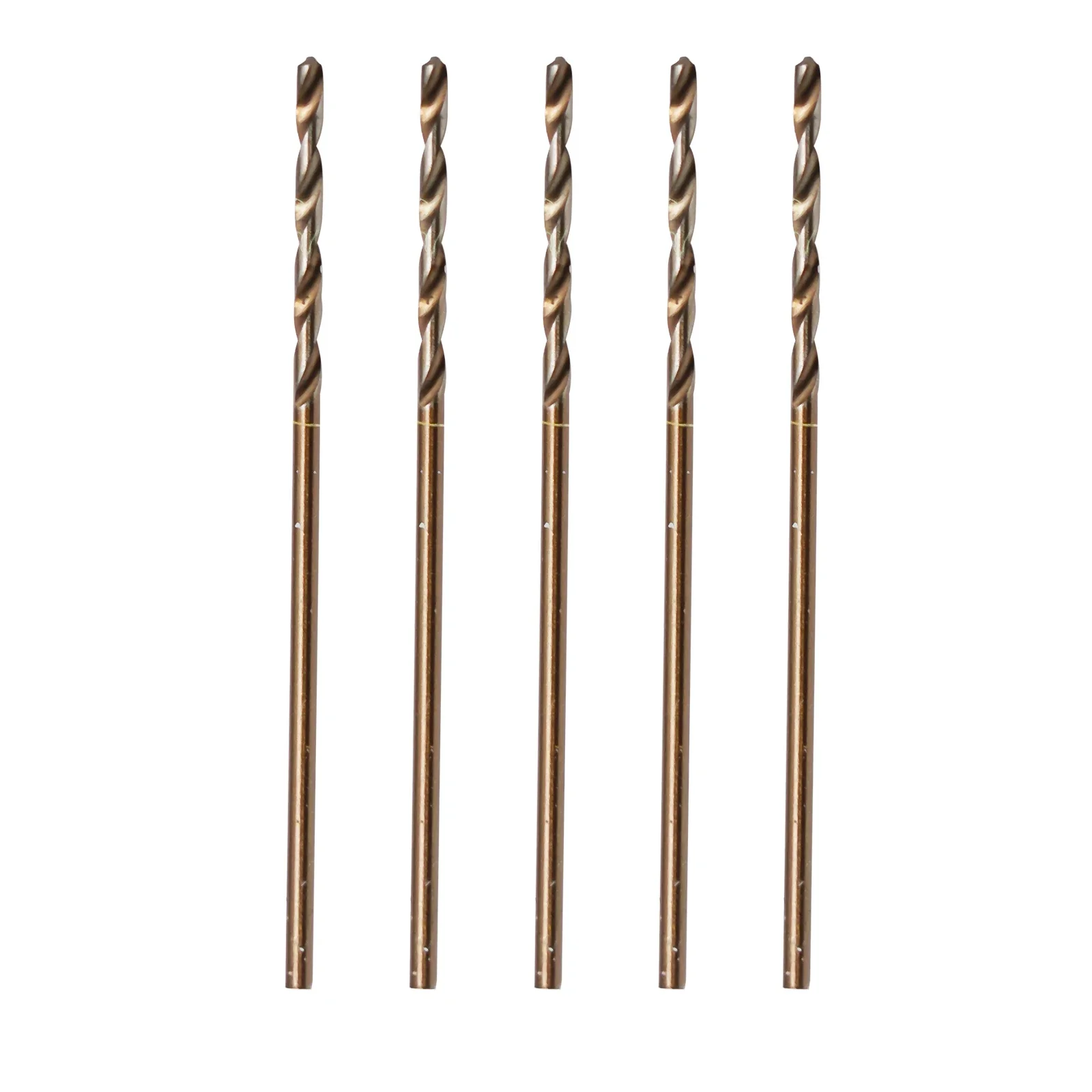 Rodada Shank Cobalto Brocas, HSS, M35, madeira, metal, aço inoxidável, ferro, perfuração, ferramentas de corte, 5 Pack