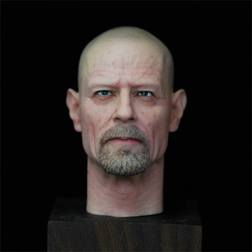 Hot Sale 1/6th Hand Painted The Breaking Bad Walter White Vivid Head Sculpture Carving for 12'' PH TBL Action Figure