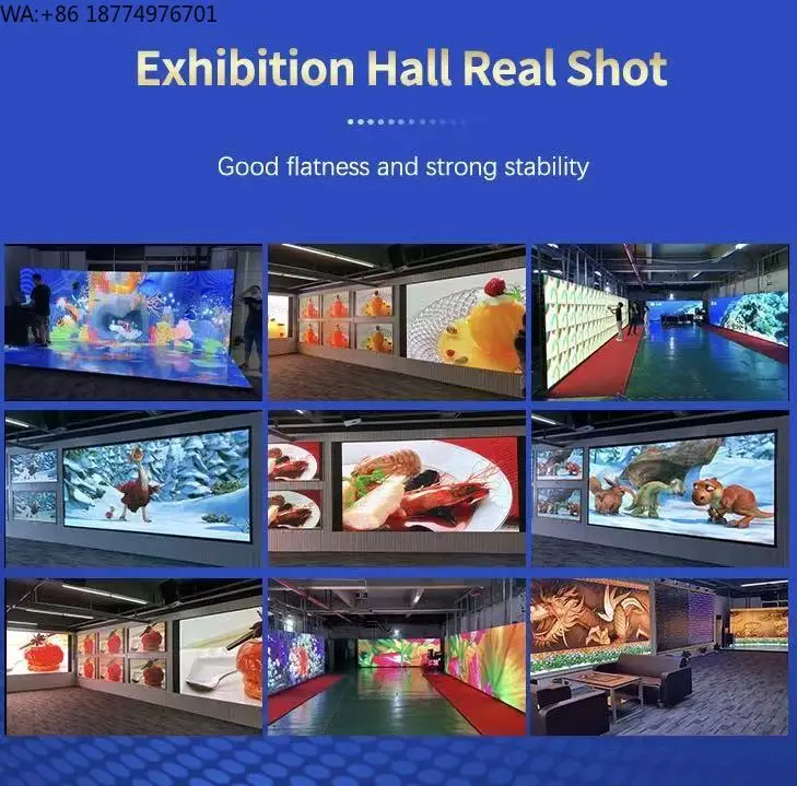 

P1.9 P2.6 P3.91 Curved-mounted Display Screen Flexible Virtual Production Led Screen Display
