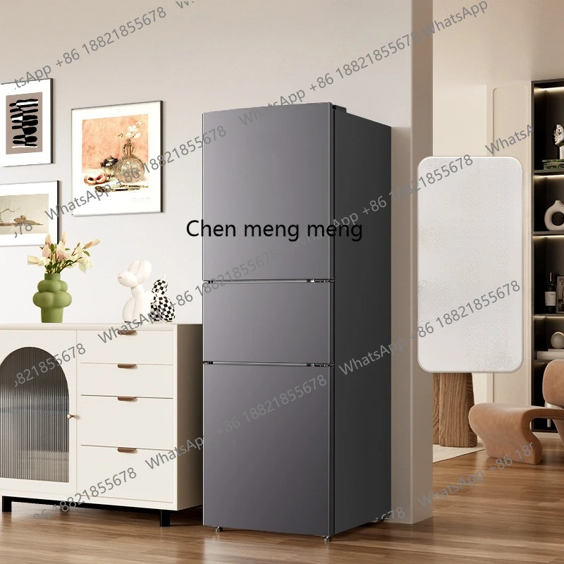 

Большой трехдверный энергосберегающий бытовой малошумный небольшой общежитие для аренды ультратонкий небольшой холодильник