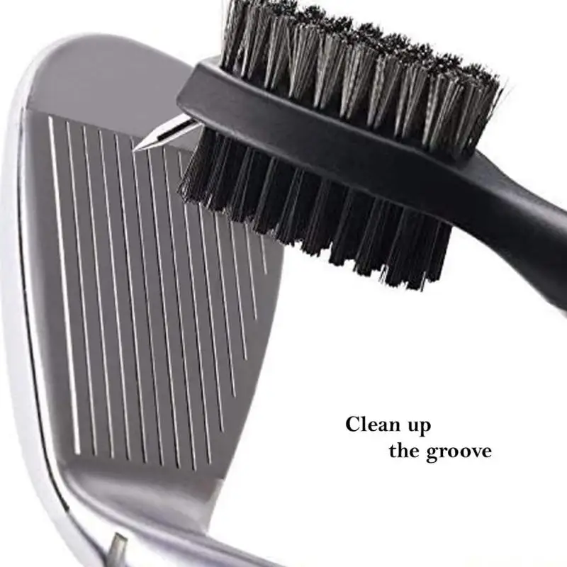 31BE – serviette Golf Double face, brosse nettoyage pratique, ensemble d'entretien des équipements Golf, nettoyage