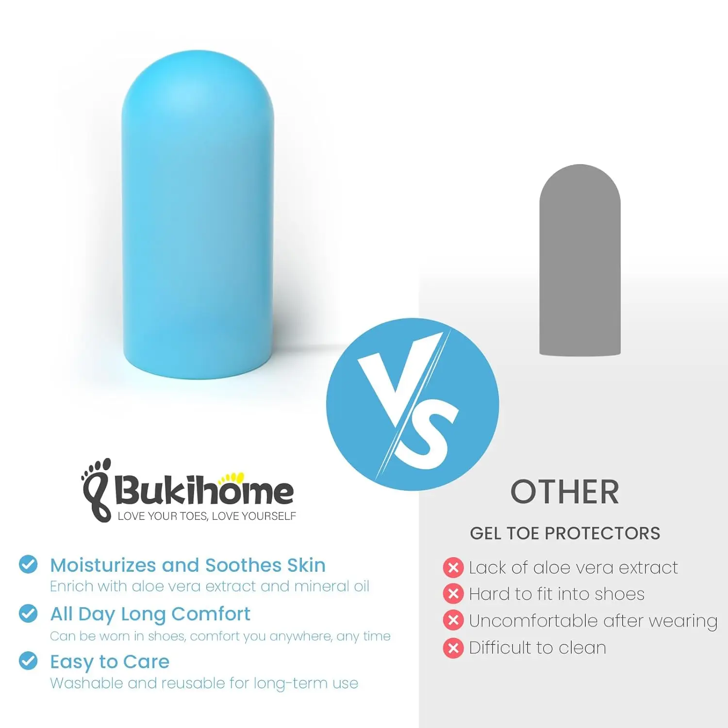 2/16 قطعة Sumifun غطاء أصابع القدم حامي القدم أداة العناية بالقدم أصابع وسادة أنابيب الأكمام لورم الذرة بثور النسيج الإغاثة الألم #5