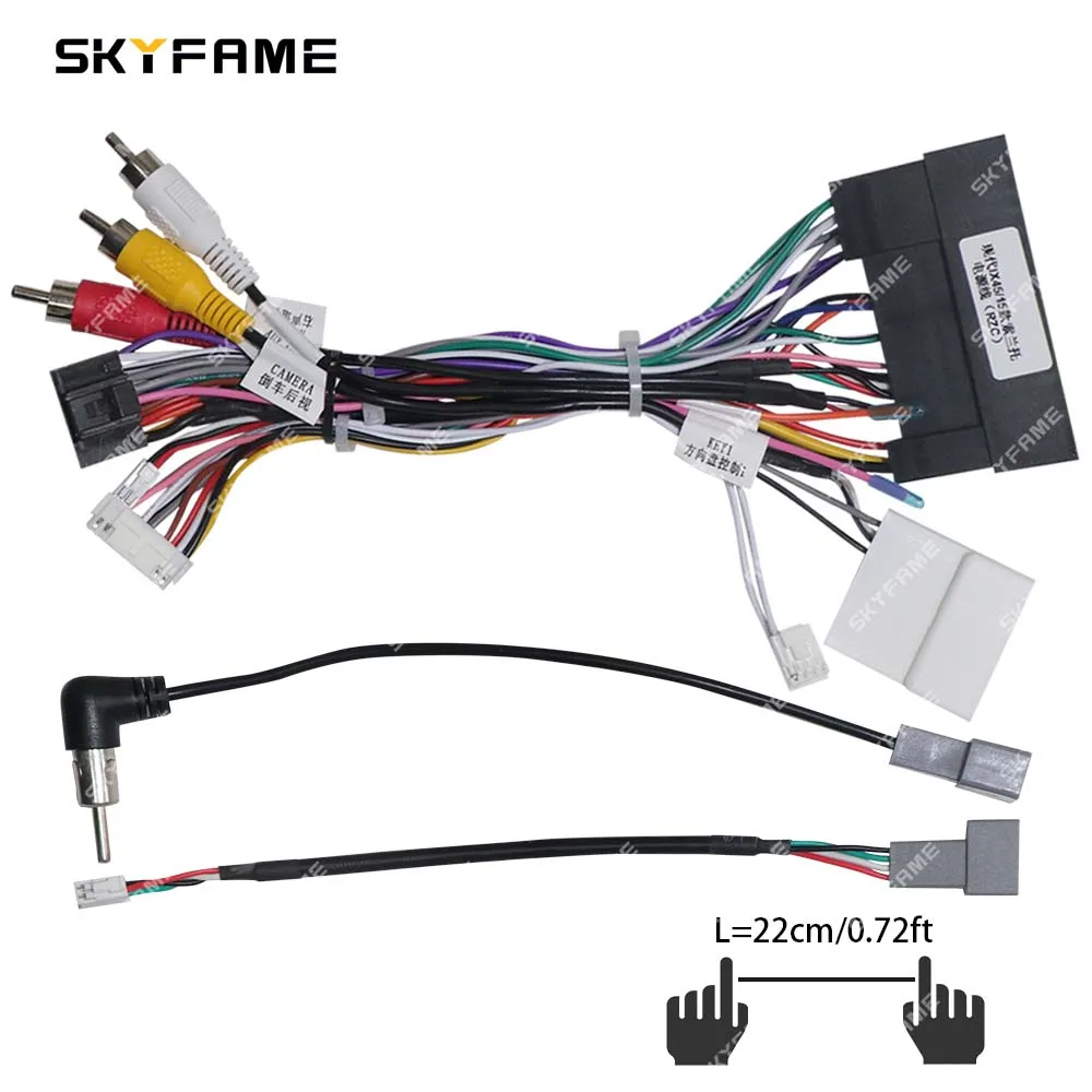 SKYFAME-adaptador de cablagem de carro, Canbus Box, rádio Android, cabo de alimentação para KIA Sorento, IX45, Tucson, IX35, G-RZ-HYK63, RZ-HYK13