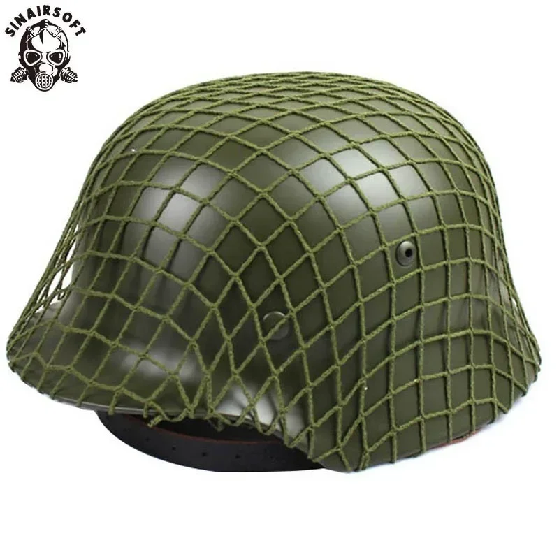 SINAIRSOFT Tactical Helmet Net Cover Nylon Camping Hiking For M1 M35 M88 Helmet Camouflage Net Cover Helmet Outdoor Activity