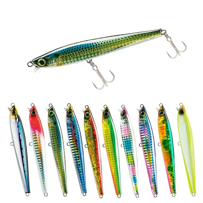 

1pcs 30g Heavy Sinking Minnow FishingLures Long Casting Saltwater ArtificialBaits Monster Shot Laser Swimbait PescaEquipment