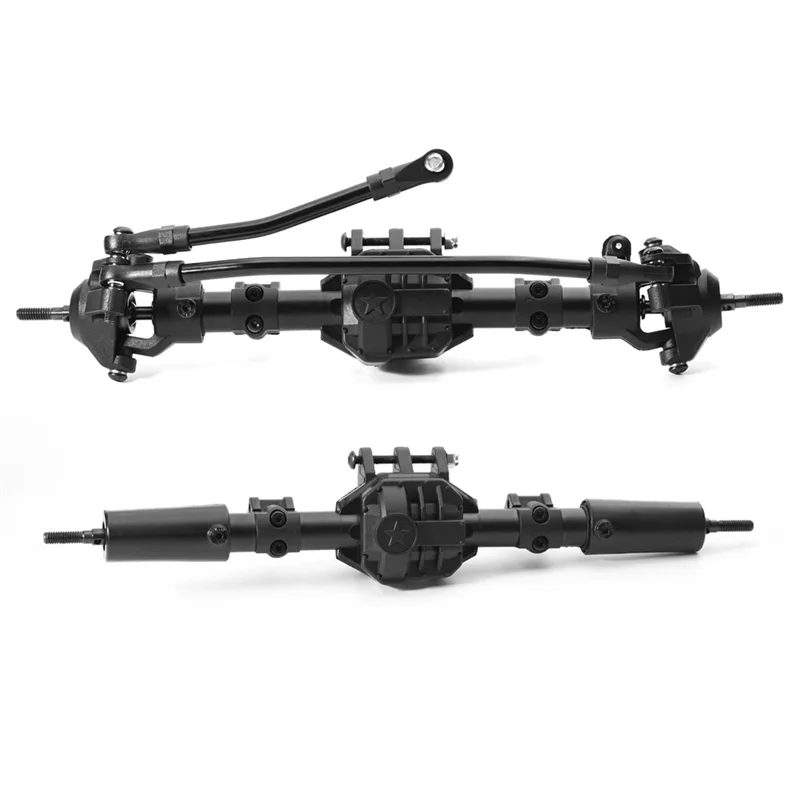 

MYMF-2Pcs Front And Rear Differential Axle For Axial SCX10 II 90046 90047 1/10 RC Crawler Car Upgrade Parts Accessories