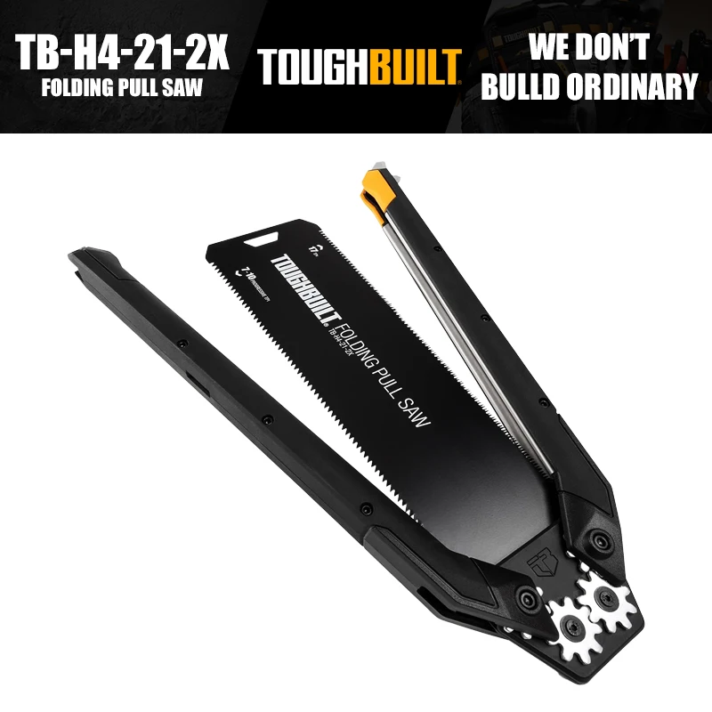 

Складная ручная японская пила для деревянных соединений TOUGHBUILT, оригинальный инструмент TB-H4-21-2X