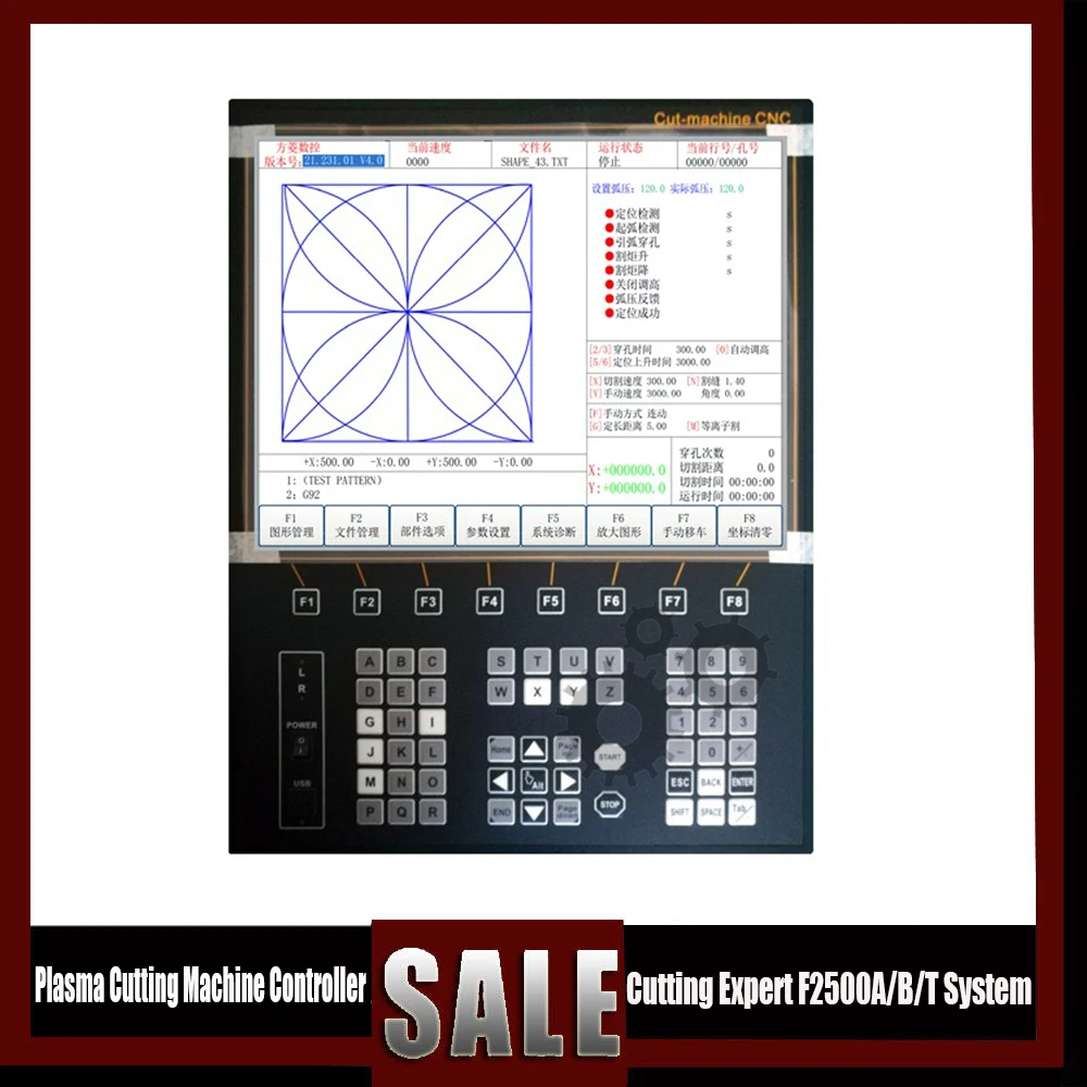 

Cnc Cutting Expert Fang Ling F2500a/b/t Plasma Controller Cnc Flame Plasma Gantry Cutting Machine Operating System