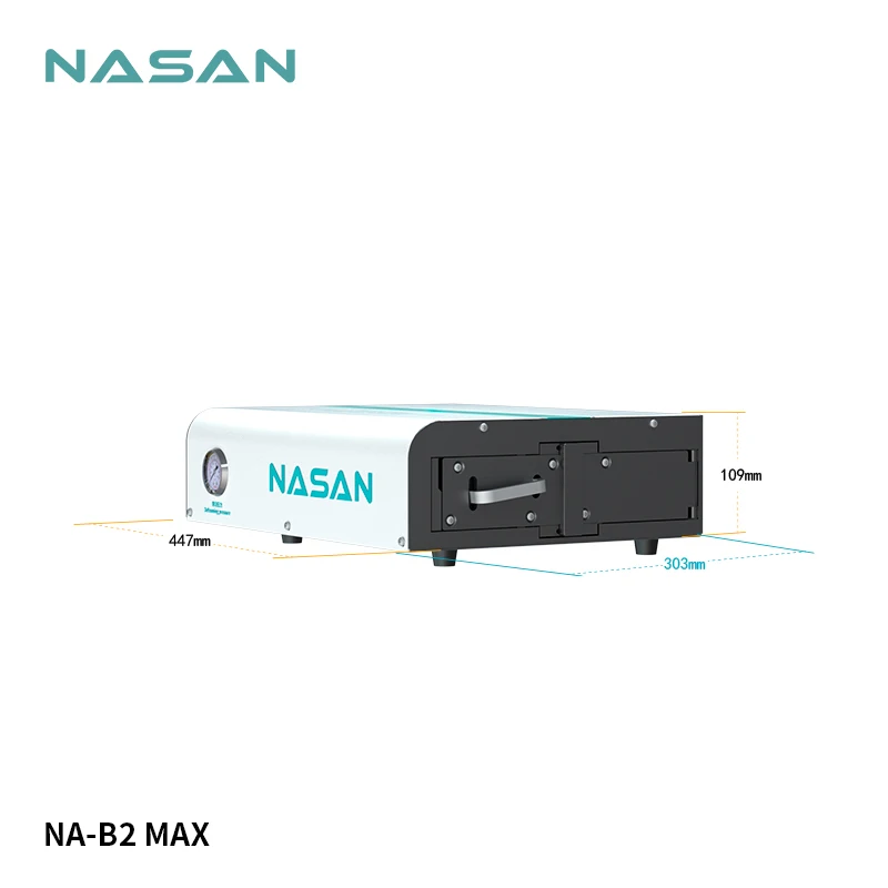 NASAN B2 Max Air Bubble Removing Machine For Mobile Phone Under 15 Inches LCD Defoaming Glass OCA Glue Laminating Bubble Remover