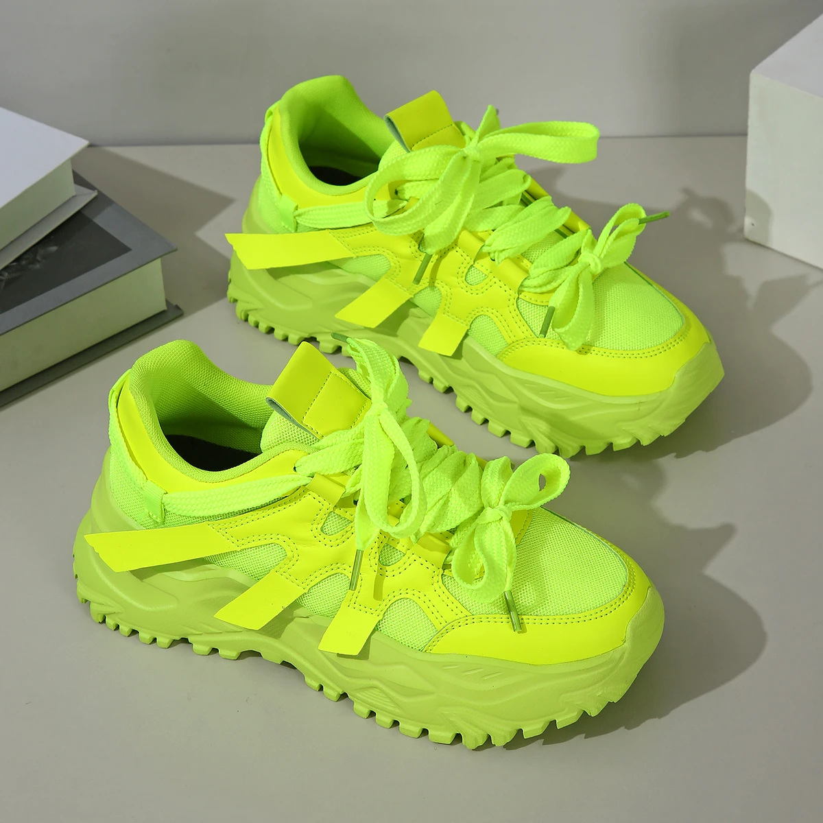 Женские кроссовки, спортивная обувь на платформе, удобная спортивная повседневная обувь, прогулочная обувь Zapatillas, увеличивающая рост