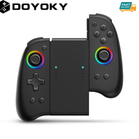 DOYOKY RGB gamepad switch Controller Slim Edition for Nintendo Switch/OLED with Ergonomic Non-Slip Design TURBO Dual Vibration