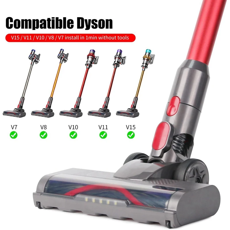 For Dyson V7 V8 V10 V11 V15 Cordless Vacuum Accessories Hardwood Floor Vacuum Attachmen Brush Head