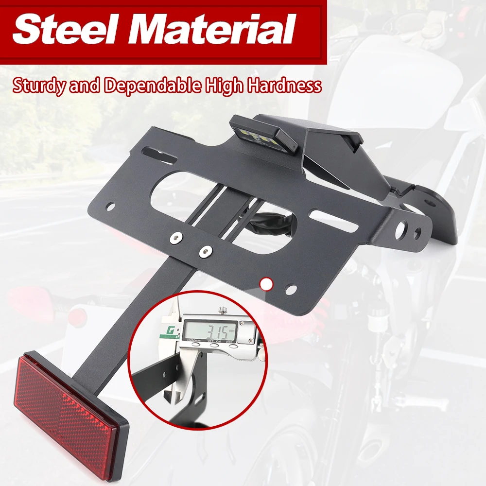 NEW LED Tail Tidy Fender Eliminator Motorcycle Rear License Number Plate Holder Tiger 660 Sport Sport 800 2025-2026 For Triumph