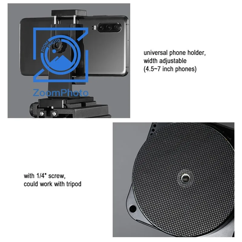 SOONPHO M-4 بانورامية رئيس ترايبود رئيس للهاتف المحمول البث المباشر GoPro فيديو اطلاق النار