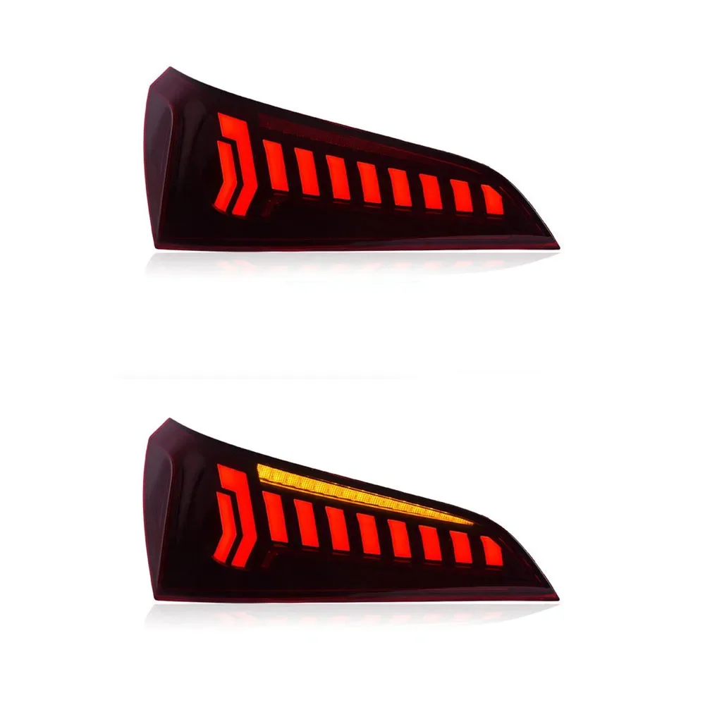 For Audi Q5 Tail Light Assembly 2008-2012 2013-2018 Audi Q5 Retrofit New Dynamic LED Flow Turn Tail Light