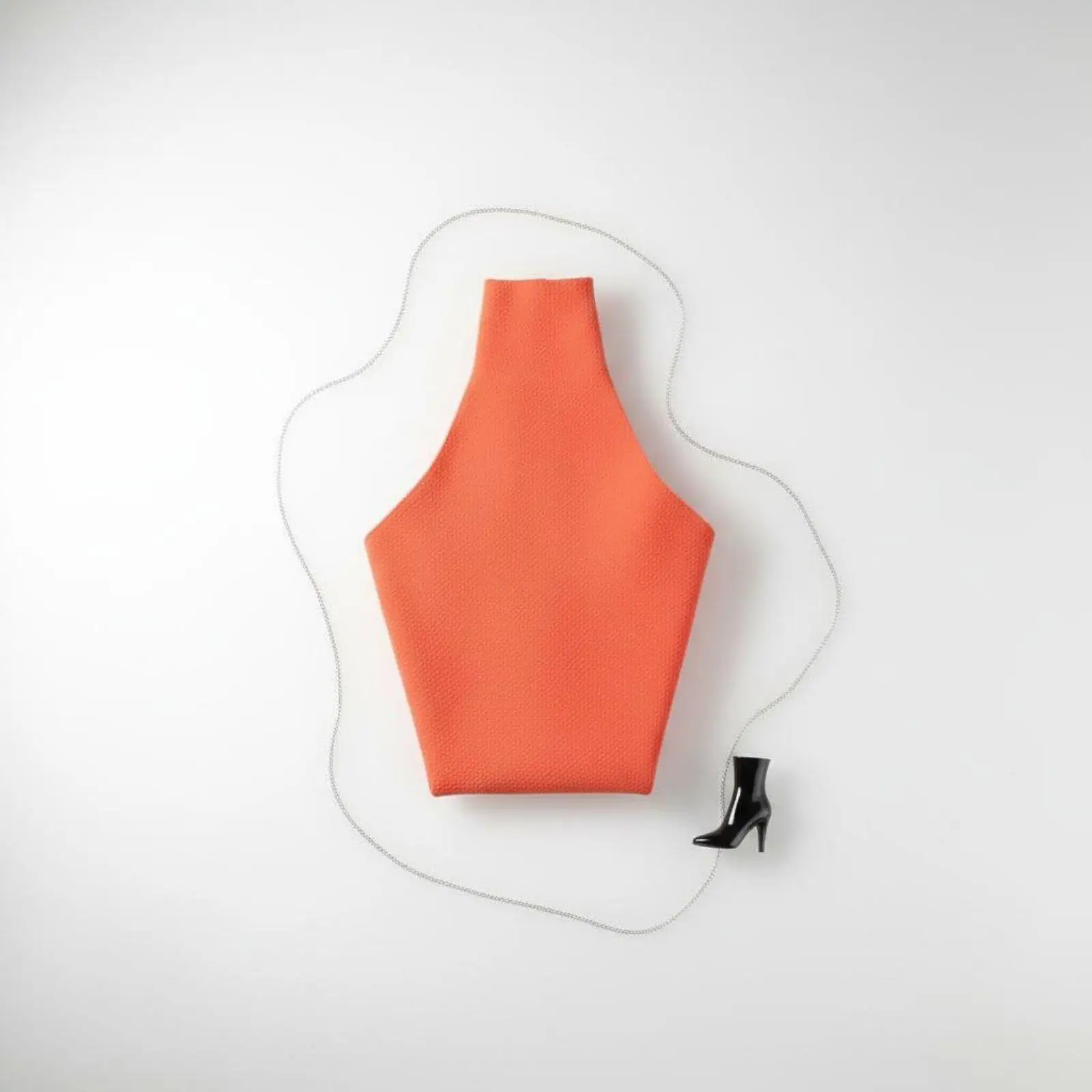 High Neck Doll Vest Sleeveless 1/6 Scale Backless shirt 1/6 Doll Short Top