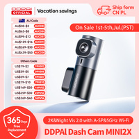 DDPAI 2K Dash Cam MINI2X  5GHz Wifi with ADAS Car DVR Camera Dashcam Night Vision2.0 Dash Camera Recorder 24H Parking Monitor