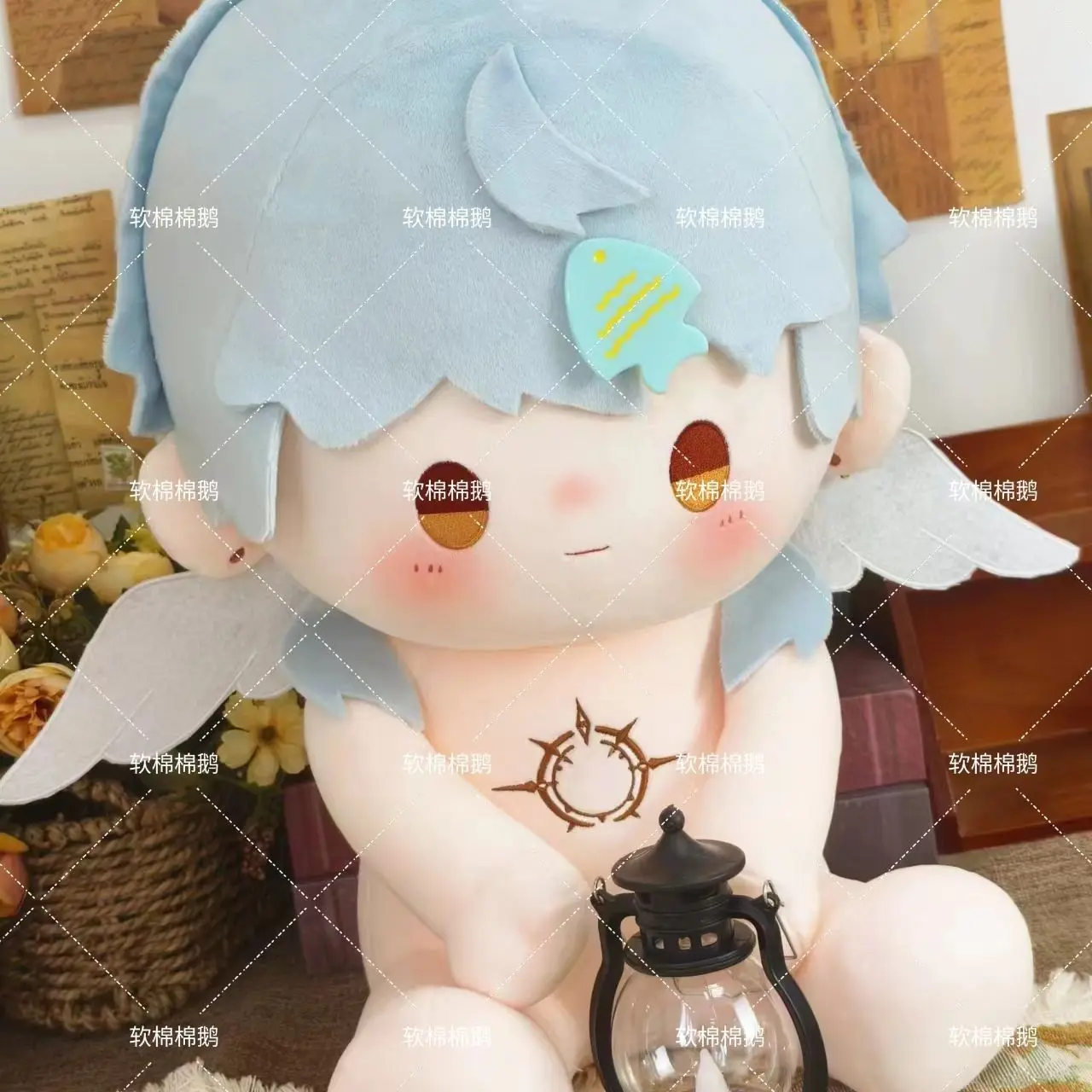 

40CM Honkai: Star Rail Sunday Game Cosplay Soft Plush Doll Body Dress Up Stuffed Toy Sitting Posture Pillow Adorable Puppet Gift